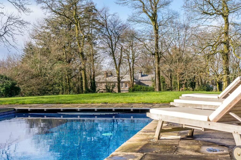 Villa The Manor House At Boconnion Bodmin Esterno foto