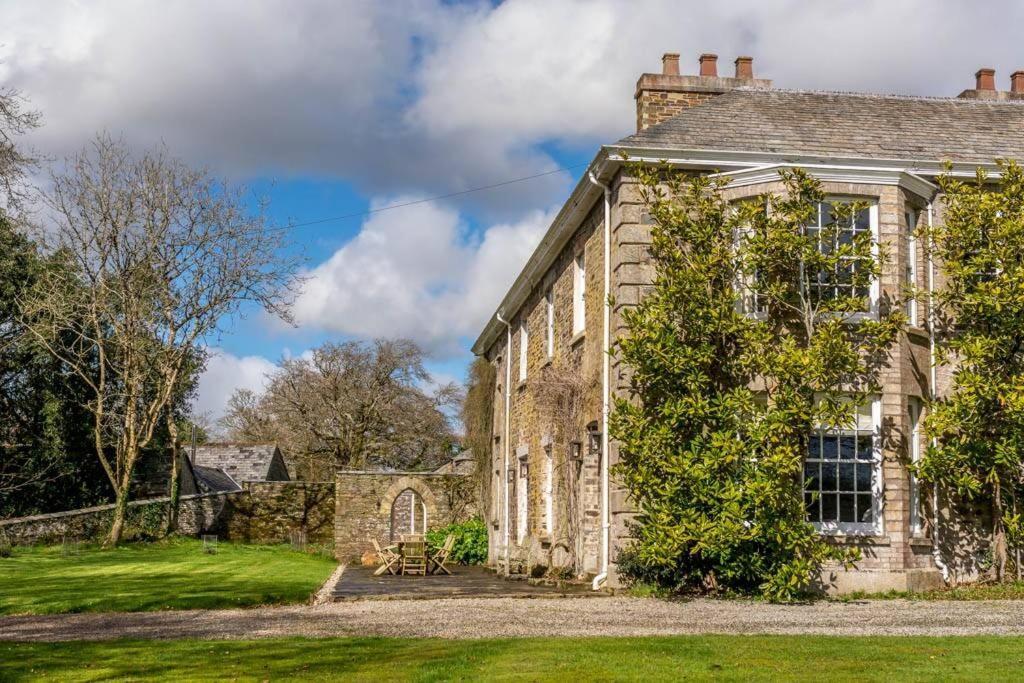 Villa The Manor House At Boconnion Bodmin Esterno foto